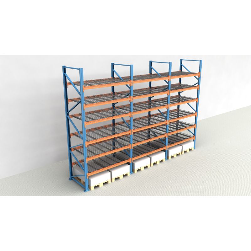 Palettenregal Fachlast 2.000 kg (HxBxT) 2.500 x 4.000 x Palettenregal Fachlast 2.000 kg (HxBxT) 2.500 x 4.000 x