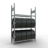 Reifenregal Grundregal 2000x1300x400 mm 3 Ebenen á 1300 mm, verzinkt