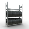 Reifenregal Grundregal 2000x1500x400 mm 3 Ebenen á 1500 mm, verzinkt