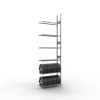 Reifenregal Anbauregal 4500x1300x400 mm 6 Ebenen á 1300 mm, verzinkt