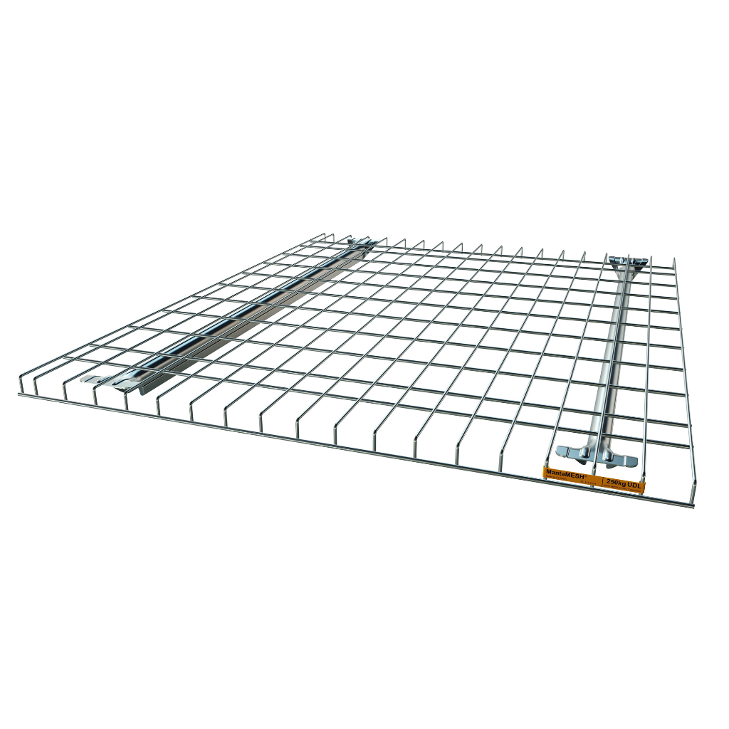 MantaMESH® Draadroosterbodem, 250 kg, 880x1.100 mm, verzinkt voor 50 mm Ligger Palletstelling - Afbeelding 1
