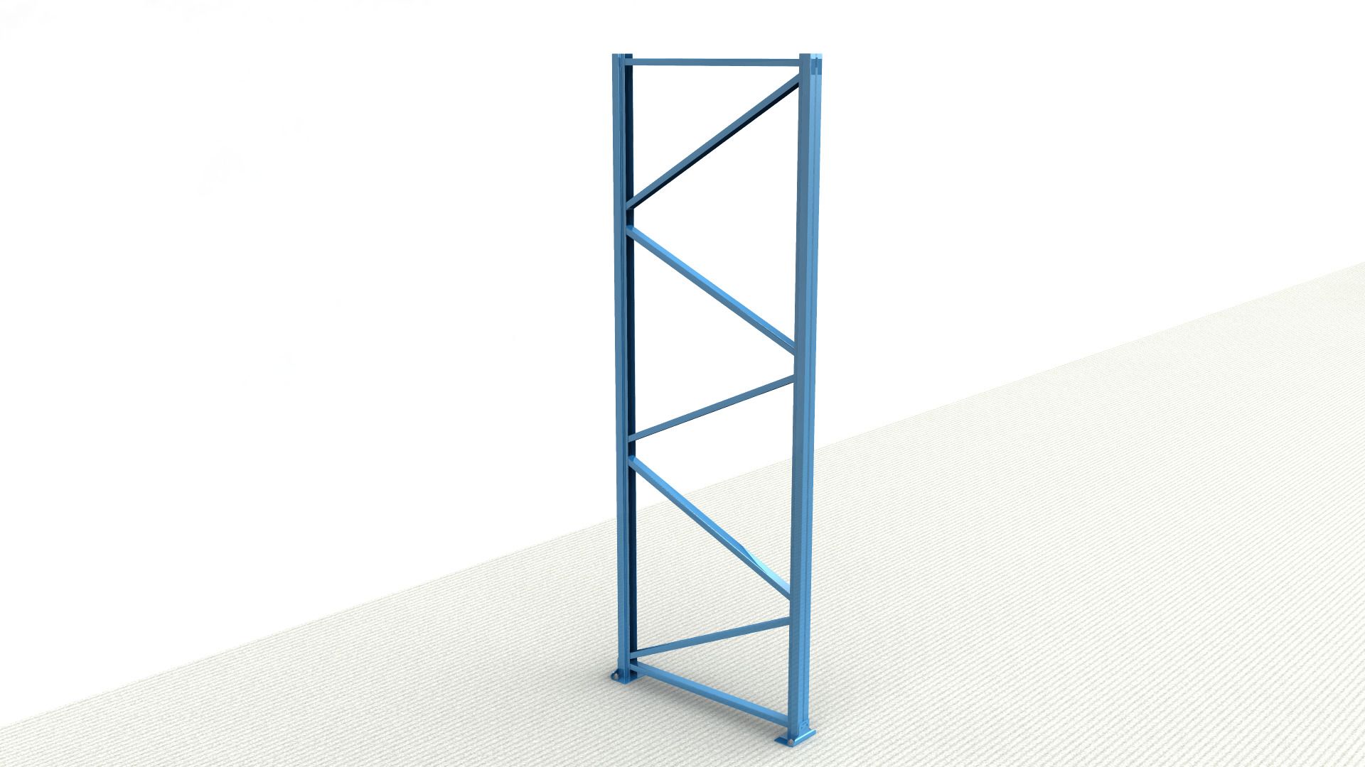 Staanderframe Type 1006820 voor NEDCON Palletstelling 3000x800 mm RAL 5019 capriblauw - Afbeelding 1