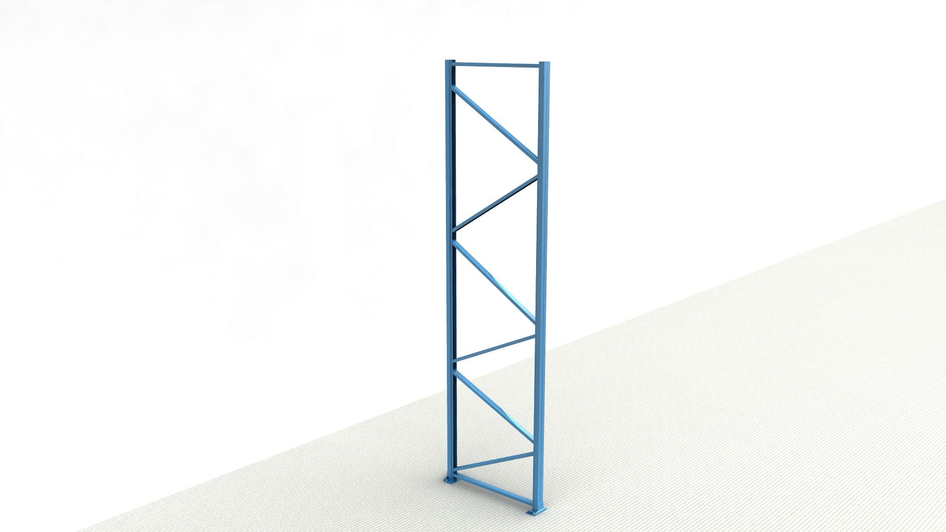 Staanderframe Type 1006820 voor NEDCON Palletstelling 4000x1100 mm RAL 5019 capriblauw - Afbeelding 1