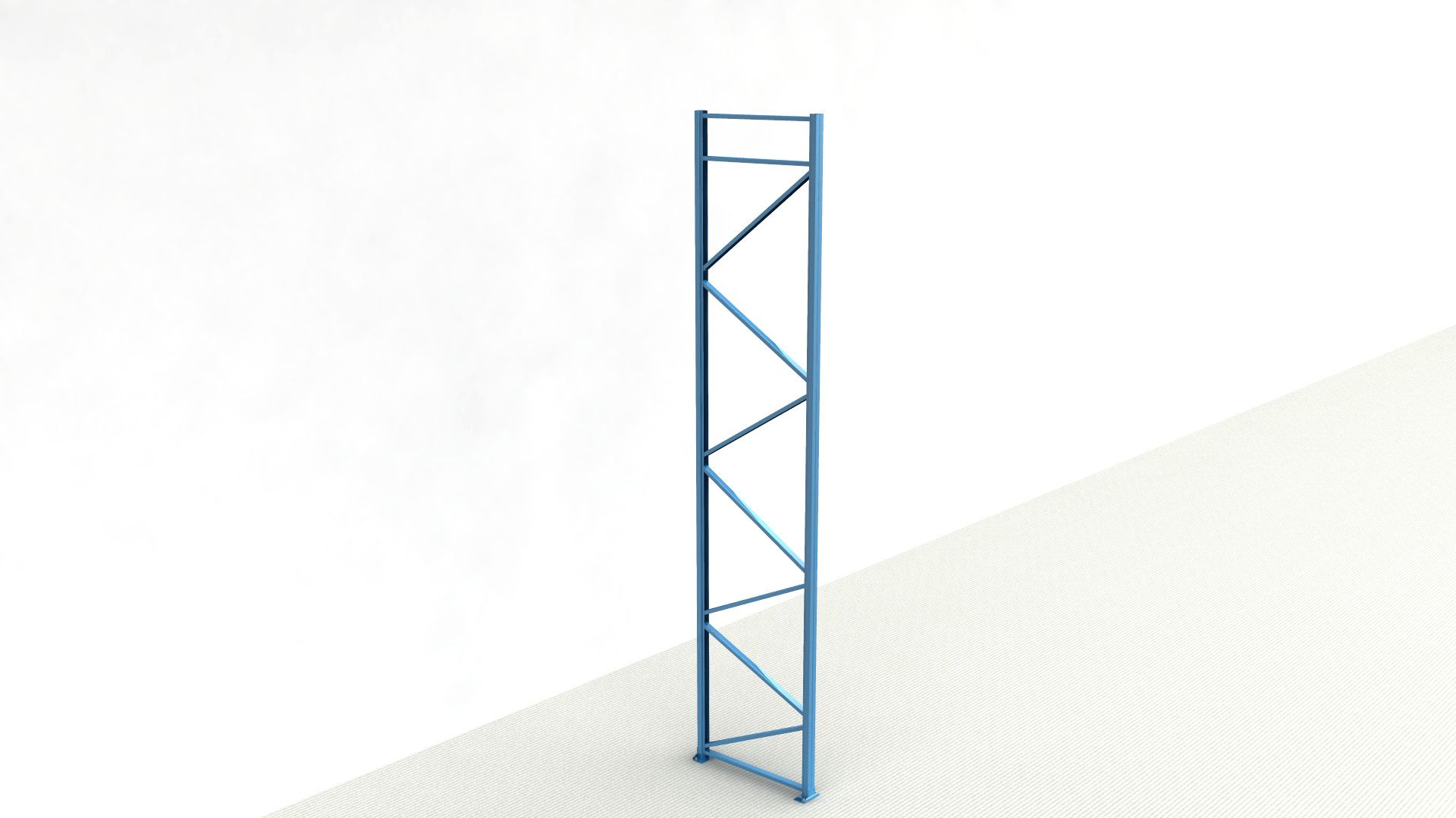 Staanderframe Type 1006820 voor NEDCON Palletstelling 5000x800 mm RAL 5019 capriblauw - Afbeelding 1