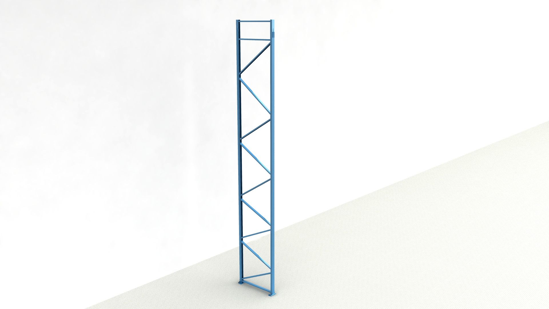 Staanderframe Type 1006820 voor NEDCON Palletstelling 6500x1100 mm RAL 5019 capriblauw - Afbeelding 1