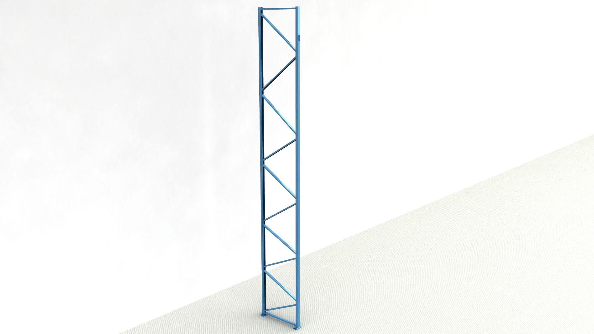 Staanderframe Type 1006820 voor NEDCON Palletstelling 7000x1100 mm RAL 5019 capriblauw - Afbeelding 1