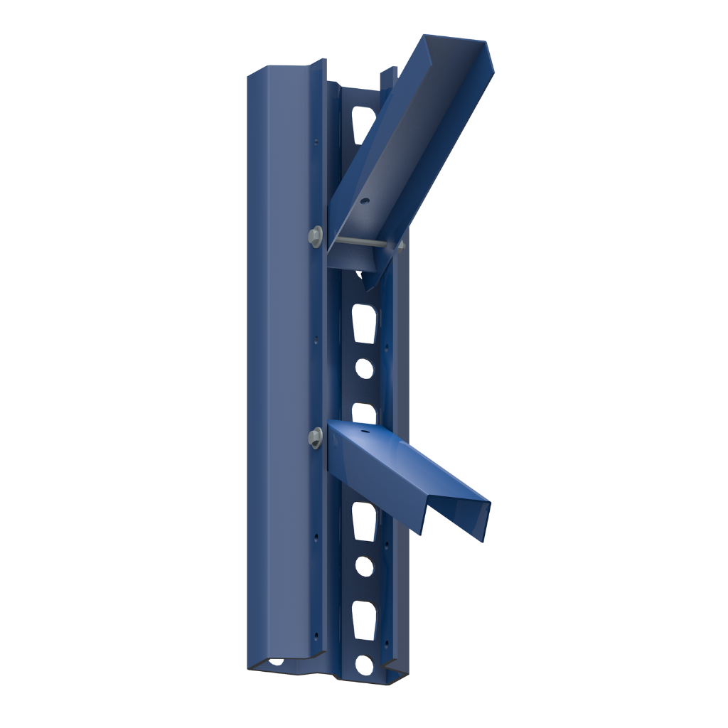 Staanderframe Type 1006820 voor NEDCON Palletstelling 4000x800 mm RAL 5019 capriblauw - Thumbnail 2