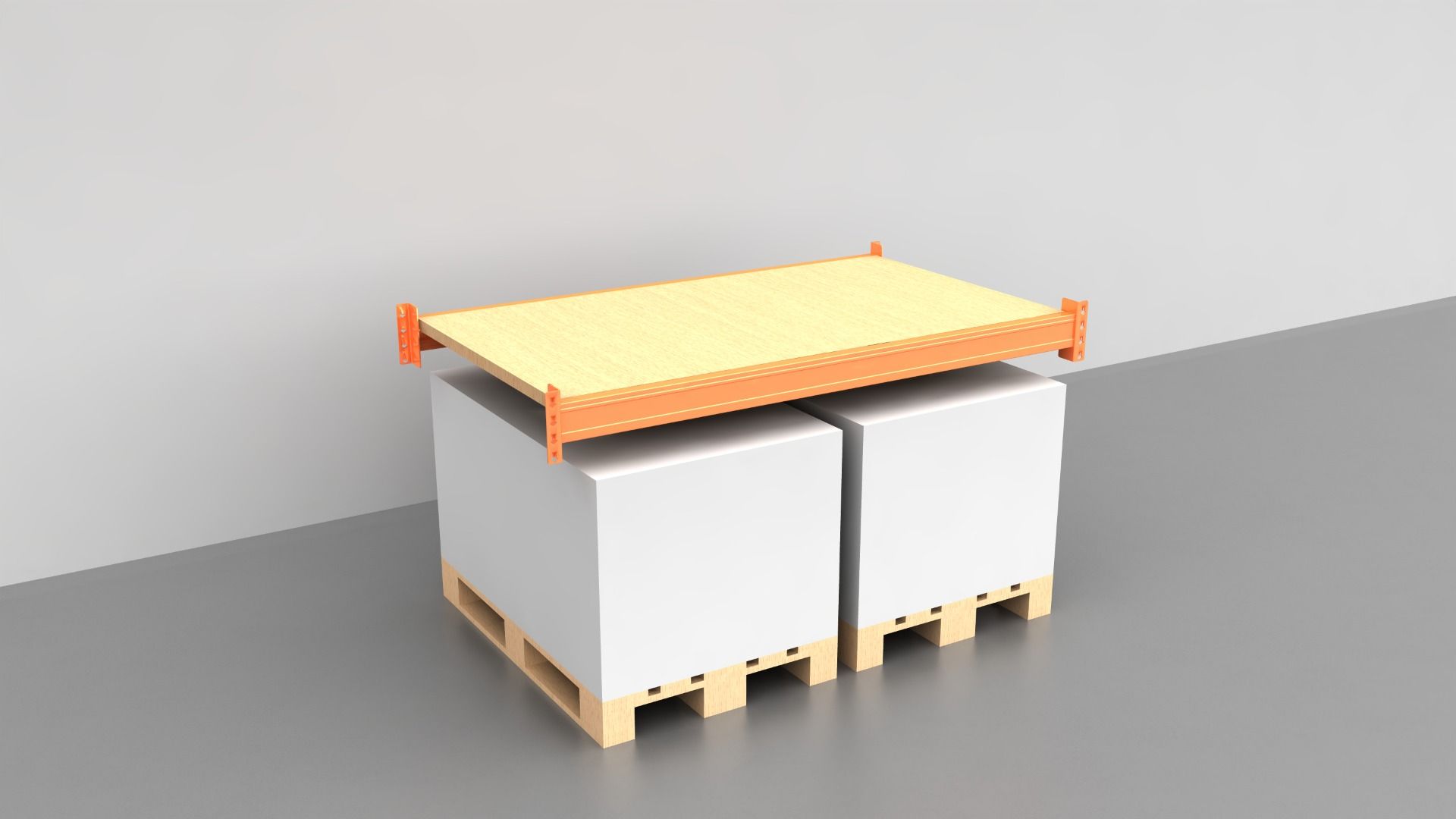 set Spaanplaat ingelegd P4 38mm 1805x708 mm voor 40 mm Ligger GVB=150kg/m2 - Afbeelding 1