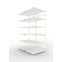 Fachbodenregal Anbauregal 2500×1000×800 mm, 230 kg Fachlast 