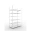 Büroregal Grundregal 2200×1250×600 mm, 180 Ordner – META
