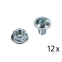 Zubehörset Schrauben/Muttern M6 12 Stück FIX/COMPACT – META