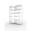 Eckregal 2500×1000×500 mm, 150 kg Fachlast – META