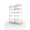 Eckregal 2500×1000×600 mm, 150 kg Fachlast – META
