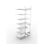 Büroregal Anbauregal 2500×1000×600 mm, 168 Ordner – META