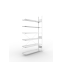 Büro-Steckregal Anbauregal 2200×1250×300 mm, 90 Ordner – MET
