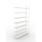 Büroregal Anbauregal 2500×1250×300 mm, 105 Ordner – META