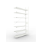 Büro-Steckregal Anbauregal 2500×1250×300 mm, 105 Ordner – ME