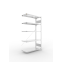 Fachbodenregal Anbauregal 1850×1000×400 mm, 150 kg Fachlast