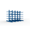 Kragarmregal MULTISTRONG H Komplettregal 3000×4000×1250 mm, 