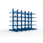 Kragarmregal MULTISTRONG H Komplettregal 4000×5000×1250 mm,