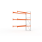 Palettenregal Anbauregal 3300×2700×1100 mm, 12 Stellplätze,