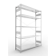 Fachbodenregal Grundregal 2500×1700×500 mm, 200 kg Fachlast 