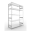 Fachbodenregal Grundregal 2500×1700×600 mm, 200 kg Fachlast 