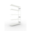 Fachbodenregal Anbauregal 2500×1500×400 mm, 200 kg Fachlast