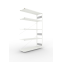Fachbodenregal Anbauregal 2500×1500×500 mm, 200 kg Fachlast