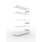 Fachbodenregal Anbauregal 2500×1500×600 mm, 200 kg Fachlast 