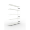 Fachbodenregal Anbauregal 2500×1700×400 mm, 200 kg Fachlast