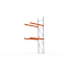 Gefahrstoffregal Anbauregal 4900×2225×1100 mm, 2.800 kg Fach