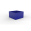Einsatzkasten für Schubladen CLIP 108x108 mm blau – META