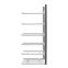 Drahtgitterbodenregal Anbauregal ORION PLUS, 2.500×750×500 mm, verkehrsweiss