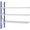 Weitspannregal Anbauregal FORTIS, 2.500×2.500×600 mm, verzinkt