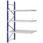 Weitspannregal Anbauregal FORTIS, 2.500×1.500×800 mm, verzinkt