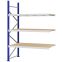 Weitspannregal Anbauregal FORTIS, 2.500×1.750×800 mm, Spanplatte