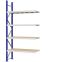 Weitspannregal Anbauregal FORTIS, 3.000×1.500×500 mm, Spanplatte