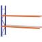Weitspannregal Anbauregal FORTIS, 2.000×2.500×500 mm, verzinkt