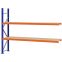 Weitspannregal Anbauregal FORTIS, 2.000×2.500×500 mm, Spanplatte