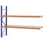 Weitspannregal Anbauregal FORTIS, 2.000×2.500×600 mm, verzinkt