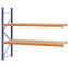 Weitspannregal Anbauregal FORTIS, 2.000×2.250×800 mm, Spanplatte