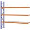Weitspannregal Anbauregal FORTIS, 2.500×2.500×500 mm, verzinkt
