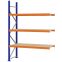 Weitspannregal Anbauregal FORTIS, 2.500×1.750×600 mm, Spanplatte