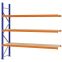 Weitspannregal Anbauregal FORTIS, 2.500×2.500×600 mm, Spanplatte