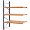 Weitspannregal Anbauregal FORTIS, 2.500×2.000×1.000 mm, Spanplatte