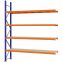 Weitspannregal Anbauregal FORTIS, 3.000×2.500×500 mm, Spanplatte