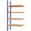 Weitspannregal Anbauregal FORTIS, 3.000×1.500×600 mm, Spanplatte