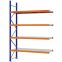 Weitspannregal Anbauregal FORTIS, 3.000×2.000×600 mm, verzinkt