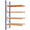 Weitspannregal Anbauregal FORTIS, 3.000×1.750×800 mm, Spanplatte